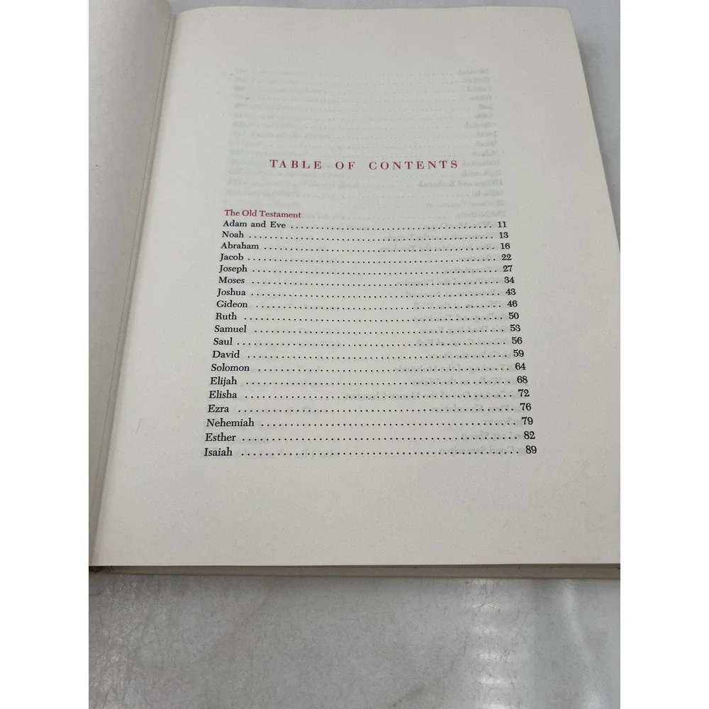 Childrens Stories of the Bible Deluxe Edition 1968 Hardcover Barbara T Bradford